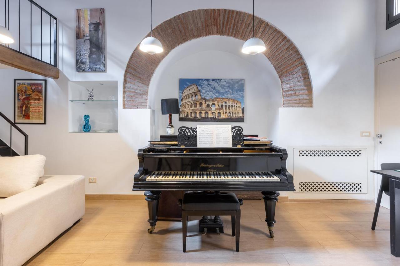 Musician Apartment Colosseo With Piano Rom Exteriör bild